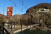MONTE UBIONE (895 m) dal fiume Brembo-Ponte sospeso di Clanezzo il 19 dic. 2017  - FOTOGALLERY